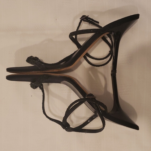 VERA WANG, Sandle Black Evening - Picture 5 of 12